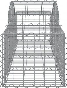 vidaXL vidaXL Kosze gabionowe, 20 szt, 200x50x40/60 cm, galwanizowane żelazo 5
