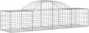 vidaXL vidaXL Kosze gabionowe, 18 szt, 200x50x40/60 cm, galwanizowane żelazo 3