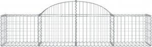 vidaXL vidaXL Kosze gabionowe, 18 szt, 200x50x40/60 cm, galwanizowane żelazo 4