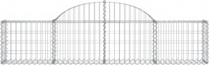 vidaXL vidaXL Kosze gabionowe, 10 szt, 200x30x40/60 cm, galwanizowane żelazo 4
