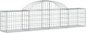 vidaXL vidaXL Kosze gabionowe, 14 szt, 200x30x40/60 cm, galwanizowane żelazo 3