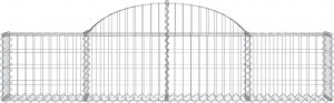vidaXL vidaXL Kosze gabionowe, 14 szt, 200x30x40/60 cm, galwanizowane żelazo 4
