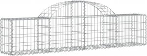 vidaXL vidaXL Kosze gabionowe, 18 szt, 200x30x40/60 cm, galwanizowane żelazo 3