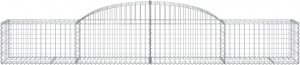 vidaXL vidaXL Kosze gabionowe, 17 szt, 300x50x40/60 cm, galwanizowane żelazo 4