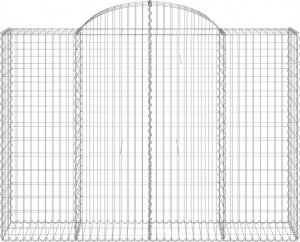vidaXL vidaXL Kosze gabionowe, 18 szt, 200x50x140/160cm, galwanizowane żelazo 4