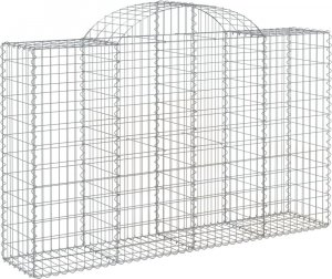 vidaXL vidaXL Kosze gabionowe, 18 szt, 200x50x120/140cm, galwanizowane żelazo 3