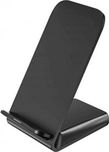 Ładowarka 4kom.pl Ładowarka indukcyjna Podstawka z ładowaniem bezprzewodowym Qi Wireless Charger 15W do telefonu Czarna 7