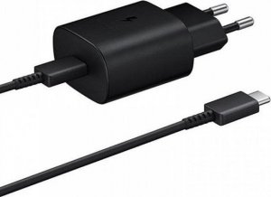 Ładowarka Vega ŁADOWARKA SIECIOWA USB-C TYP-C 3A CZARNA DO SAMSUNG EP-TA800 + DG977 SUPER FAST CHARGING 32000mA QUICK> 2