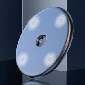 Ładowarka 4kom.pl Ładowarka indukcyjna Qi szybka bezprzewodowa Uniwersalna Fast Charge 15W Czarna 7