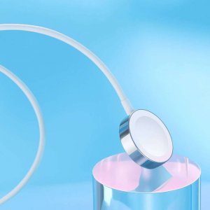 Ładowarka 4kom.pl Ładowarka indukcyjna magnetyczna Kabel USB 120cm UltraBoost Magnetic Cable do Apple Watch White 9