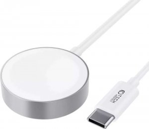 Ładowarka 4kom.pl Ładowarka indukcyjna magnetyczna Kabel typ C 120cm UltraBoost Magnetic Cable do Apple Watch White 2