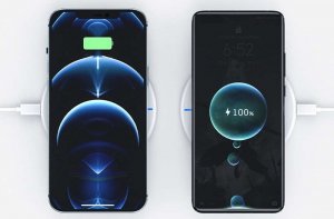 Ładowarka 4kom.pl Ładowarka indukcyjna QI Bezprzewodowa podkładka do telefonu Uniwersalna Fast Charge 10W Czarna 6