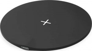 Ładowarka 4kom.pl Ładowarka indukcyjna Qi szybka bezprzewodowa Uniwersalna Fast Charge 15W Czarna 2