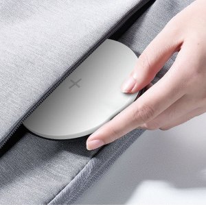 Ładowarka 4kom.pl Ładowarka indukcyjna Qi szybka bezprzewodowa Uniwersalna Fast Charge 15W Biała 4