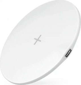Ładowarka 4kom.pl Ładowarka indukcyjna Qi szybka bezprzewodowa Uniwersalna Fast Charge 15W Biała 8