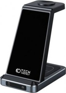 Ładowarka Tech-Protect Ładowarka bezprzewodowa Tech-protect QI15W-A26 3in1 Wireless Charger Black 3