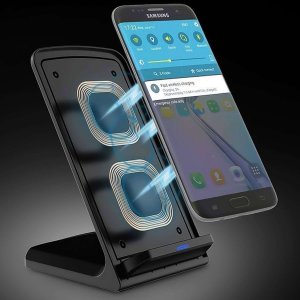 Ładowarka Alogy Ładowarka bezprzewodowa indukcyjna Alogy Qi Stand Charger na telefon stojak stacja z ładowaniem 15W Czarna 13