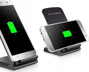 Ładowarka Alogy Ładowarka bezprzewodowa indukcyjna Alogy Qi Stand Charger na telefon stojak stacja z ładowaniem 15W Czarna 9