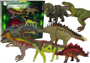 Figurka LeanToys Ogromny Zestaw Dinozaurów 6 szt Duże Modele Figurka Dinozaur 1