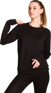 RENNWEAR Bluza sportowa damska bez kaptura pikowana czarny 164-168 cm / S-M 1