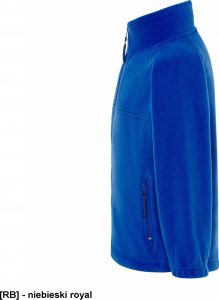 JHK FLRK300 - Bluza polarowa dziecięca, zapinana na suwak - niebieski royal 7-8 3