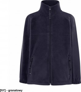 JHK FLRK300 - Bluza polarowa dziecięca, zapinana na suwak - granatowy 5-6 2
