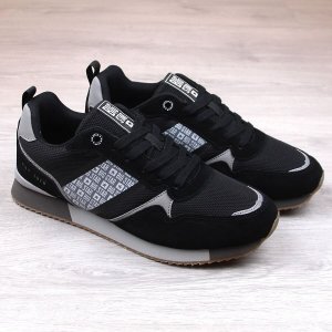 Big Star Skórzane buty sportowe męskie komfortowe czarne Big Star JJ174397 42 1