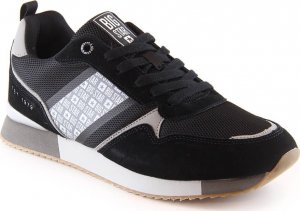 Big Star Skórzane buty sportowe męskie komfortowe czarne Big Star JJ174397 44 5