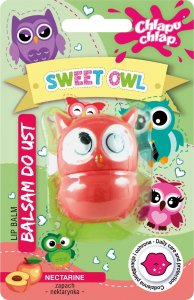 Chlapu Chlap CHLAPU CHLAP Balsam do ust Sweet Owl (Sowa) - nektarynka 1szt 1