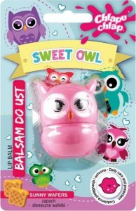 Chlapu Chlap CHLAPU CHLAP Balsam do ust Sweet Owl (Sowa) - słoneczne wafelki 1szt 1