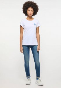 Mustang Mustang damska koszulka t-shirt Alexia C CHESTPRINT 1013384 2045 XL 8