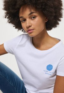 Mustang Mustang damska koszulka t-shirt Alexia C CHESTPRINT 1013384 2045 L 2