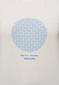 Mustang Mustang damska koszulka t-shirt ALEXIA C CHESTPRINT 1013383 2013 S 6