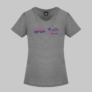 NORTH SAILS T-shirty marki North Sails model 9024310 kolor Szary. Odzież Damskie. Sezon: Cały rok XL 1