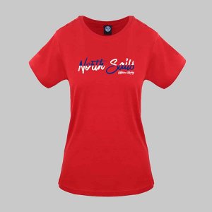 NORTH SAILS T-shirty marki North Sails model 9024310 kolor Czerwony. Odzież Damskie. Sezon: Cały rok XL 1