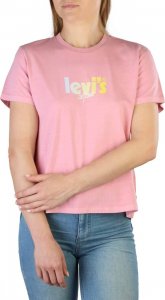 Levi`s T-shirty marki Levis model A2226 kolor Różowy. Odzież Damskie. Sezon: Wiosna/Lato L 1