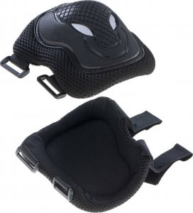 KIK Zestaw ochraniaczy na rolki rower hulajnogę czarny 5