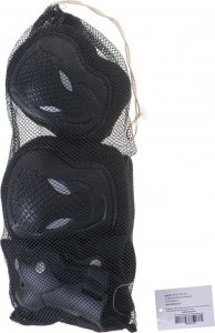 KIK Zestaw ochraniaczy na rolki rower hulajnogę czarny 7