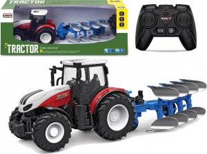 LeanToys Traktor Zdalnie Sterowany 2,4 G Niebieski Pług 1