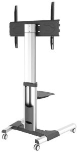 Techly Stojak mobilny LCD/LED 50-92cali, 70kg, z półkš 3