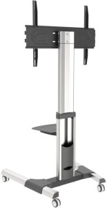 Techly Stojak mobilny LCD/LED 50-92cali, 70kg, z półkš 4