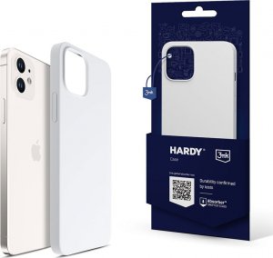 3MK Apple iPhone 12 - Hardy Silicone MagCase White 1
