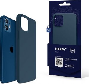 3MK Apple iPhone 12 - Hardy Silicone MagCase Blue 1