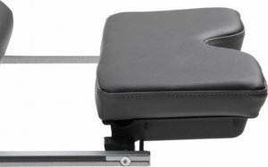 Fotel Ghost Chairs z podnóżkiem GHOST-SIX czarno szary 5