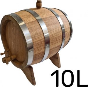 Beczka drewniana dębowa 10l wypalanana bimber, whisky lub wino + grawer 1