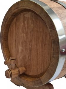 Beczka drewniana dębowa 20l wypalanana bimber, whisky lub wino + grawer 2