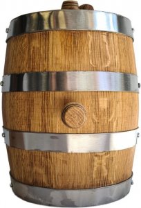 Beczka drewniana dębowa 3l wypalanana bimber, whisky lub wino + grawer 2