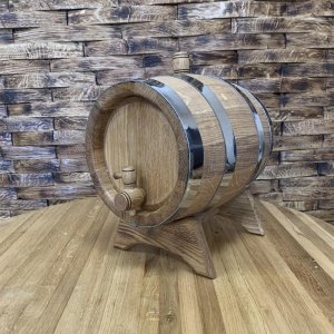 Beczka drewniana dębowa 3l wypalanana bimber, whisky lub wino + grawer 5