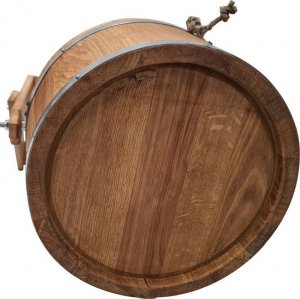 Wiadro prysznicowe do sauny drewniane dębowe 20l 8