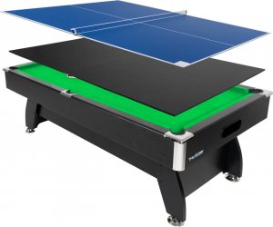 Thunder Stół bilardowy z nakładką ping pong/jadalna 7FT - THUNDER BOLD-BLACK 1